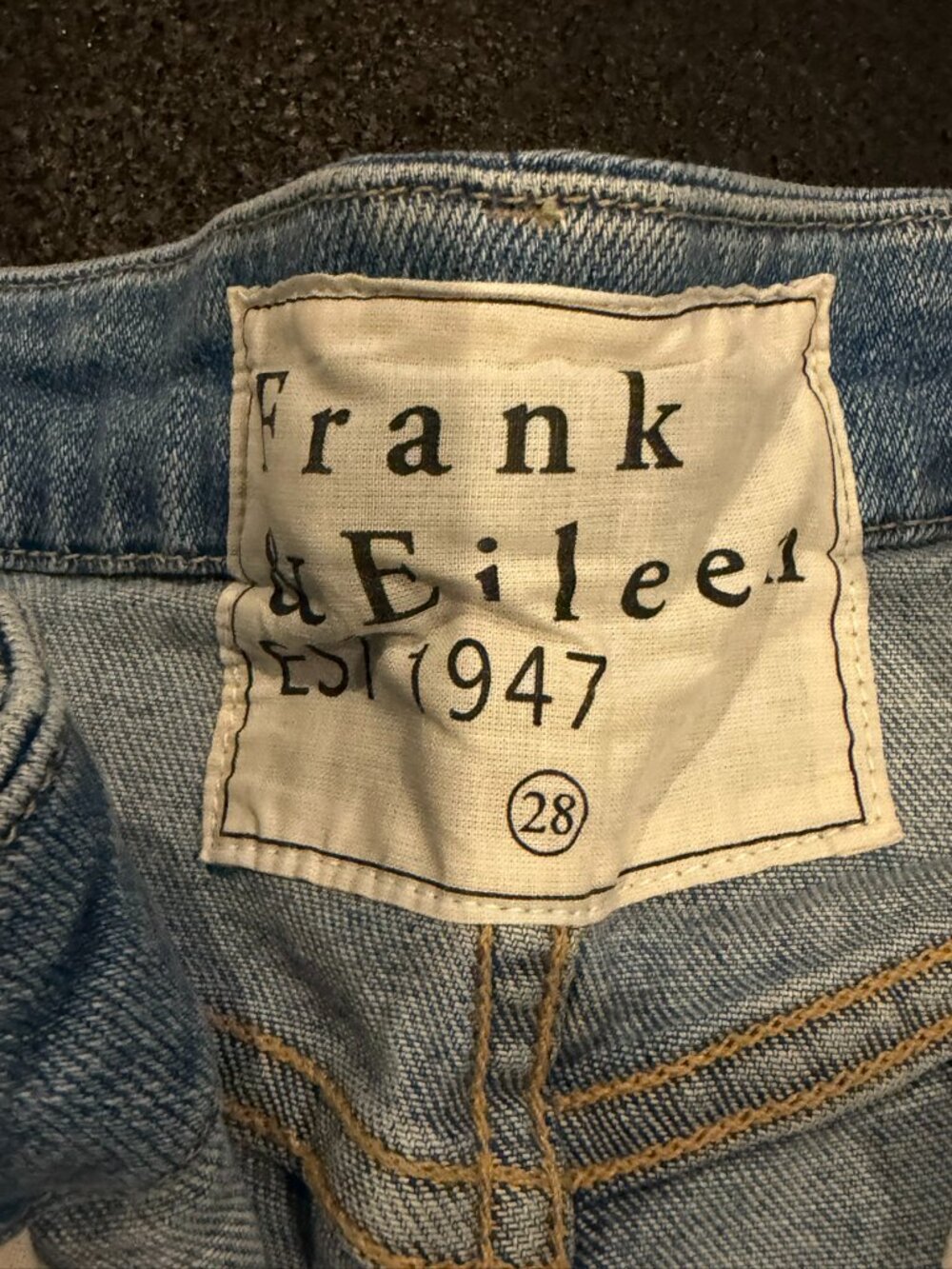 Beautiful Frank & Eileen 1947 Galway Wide Leg Jeans - Women's S - New $308 - Picture 2 of 6